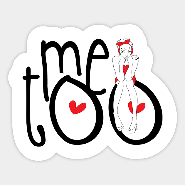 Me Too Sticker by myimage